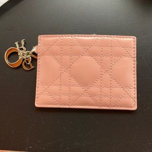 Lady Dior small calfskin card case